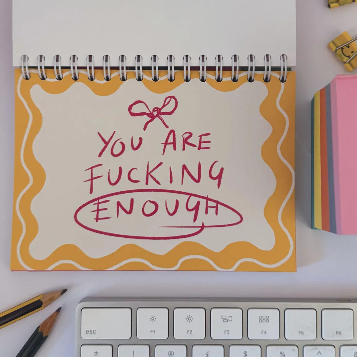 TYIIPLUS™ 2027 Fuck It Calendar – 12 Months of Sweary Affirmations & Positive Vibes