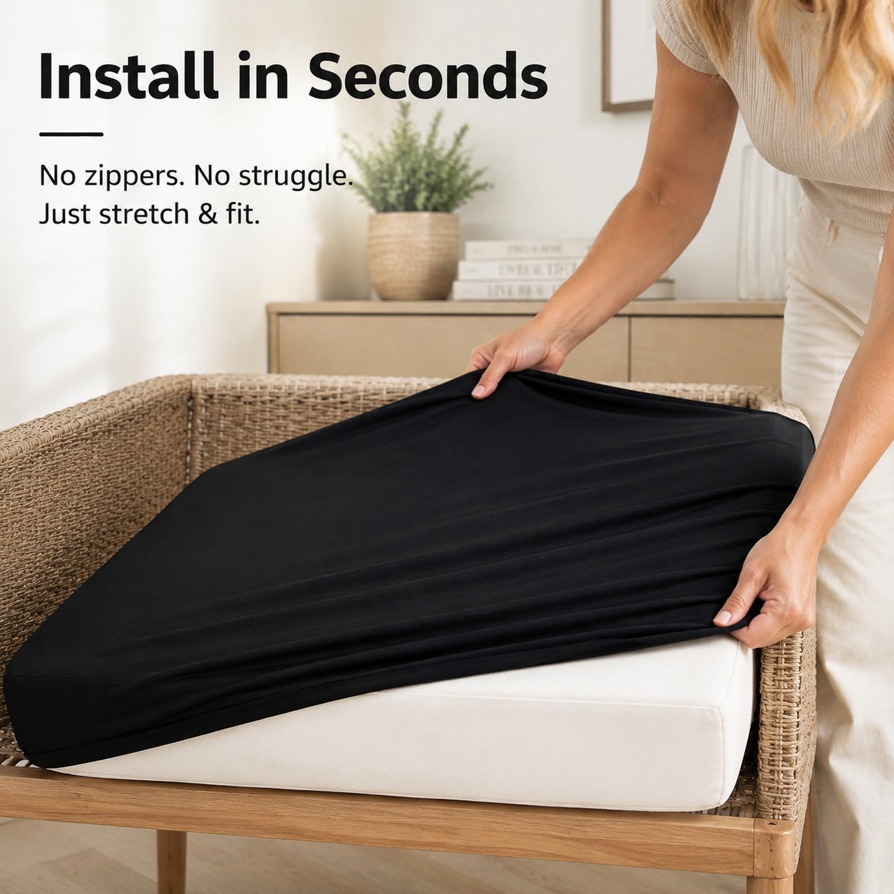 🪑 Stretch Sofa Cushion Covers Set
