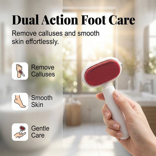 TYIIPLUS™ Double-Sided Foot Scraper – Easily Removes Calluses and Dead Skin ✨🦶