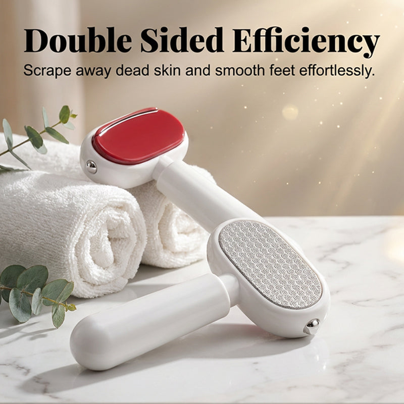 TYIIPLUS™ Double-Sided Foot Scraper – Easily Removes Calluses and Dead Skin ✨🦶