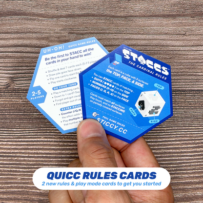 STACKZ, the Card Game with 3D Energy